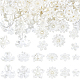 Nbeads alrededor de 120 pieza de tapas de abalorios de flores OACR-NB0001-41-1