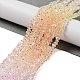 Прозрачные стеклянные бусины GLAA-H023-03H-2