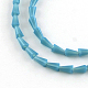 Opaque Solid Color Glass Bead Strands GLAA-R161-43-3
