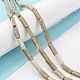 Natural Fossil Beads Strands G-G837-22-2