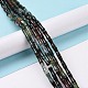 Natural Indian Agate Beads Strands G-G990-D03-2