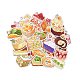 40Pcs 40 Styles Dessert Theme Paper Stickers Sets STIC-P004-17-2