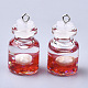 Colgantes de botellas de vidrio GLAA-T001-03C-2