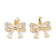 Подвески из кубического циркония с покрытием из латуни KK-C051-47G-1