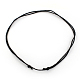 Воском хлопка ожерелье шнура материалы NJEW-R186-03-1