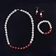 Perle bijoux ensembles: perles colliers SJEW-Q028-01-1