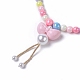 Kids Acrylic Pendant Necklaces NJEW-JN02615-M-3