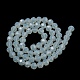 Imitation Jade Glass Beads Stands EGLA-A035-J8mm-D06-3