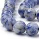 Perles de jaspe tache bleue naturelle G-Q462-99-4mm-3