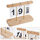 Wood Flip Perpetual Desk Calendar DJEW-WH0039-83A-4