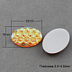 Resin Cabochons CRES-R084-25x18mm-14-1