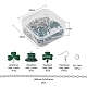 Ensembles de bijoux pendentif trèfle bricolage kit de fabrication DIY-YW0005-05P-3