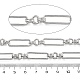 Цепи с овальными звеньями из латуни CHC-G023-06P-2