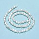Fili di perle di perle d'acqua dolce coltivate naturali PEAR-A005-12-01-3