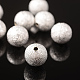 Perles en laiton texturées EC249-S-4