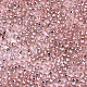 ガラスシードビーズ  機械刺繍に適合  銀並ぶ  ラウンド  ピンク  2.5x1.5mm  穴：1mm  約2222個/50g X-SEED-S042-04A-04-3