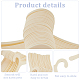 DELORIGIN 40Pcs Plastic Pet Clothing Hangers AJEW-WH0248-301-3