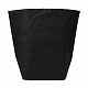 洗えるクラフト紙袋  植物植木鉢多機能ホーム収納バッグ  ブラック  34x20x20cm CARB-H025-L02-1