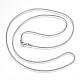 Collares de cadena de serpiente de 304 acero inoxidable NJEW-D285-03-2