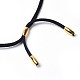 Adjustable Faux Suede Cord Necklaces NJEW-JN02353-03-3