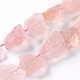 Brins bruts de perles de quartz rose naturel brut G-G010-03-1