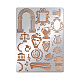 Pochoirs de Matrice de découpe de découpe en métal en acier inoxydable à thème rome personnalisé DIY-WH0289-076-1