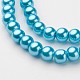 Chapelets de perles en verre nacré HY-6D-A64-2