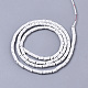 Vaporisez peints non-magnétiques synthétiques perles d'hématite brins G-R468-03A-13-2