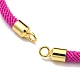 Fabrication de bracelets en cordons de nylon adaptés aux breloques de connecteur AJEW-P116-02G-12-2