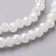 Electroplate Glass Beads Strands EGLA-F124-FR-A03-3
