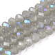 Chapelets de perles en verre électroplaqué EGLA-A034-J8mm-L09-1