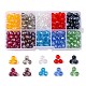 10 Color Glass Beads EGLA-X0002-B-1