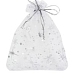 Geschenkbeutel aus Organza mit silbernem Sternenmuster und Kordelzug&nbsp;PW-WG4192C-01-1