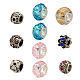 Dieci pezzi misti rondelle perline europei FIND-X0008-01-1