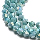 Cuisson opaque de perles de verre peintes DGLA-F002-01A-4