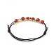 Cowhide Leather Cord Bracelets BJEW-JB04494-4