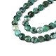 Fili di perle di quarzo smeraldo naturale G-S362-012-3