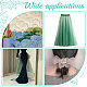 Gradient Pleated Polyester Organza Fabric DIY-WH0349-125-6