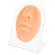 Modelo de boca y nariz de silicona suave olycraft con soportes de exhibición acrílicos ODIS-WH0002-20-1