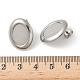 Серьги-гвоздики из нержавеющей стали 304 STAS-A057-01P-3