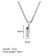 Edelstahl-Anhänger-Halsketten für Frauen GL4256-1-6