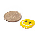手作りシードビーズ  織機模様  笑顔と悲しい顔  ミックスカラー  19x20x1.8mm  穴：0.7mm  2個/セット PALLOY-MZ00069-4