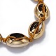 Bracelets de perles tressées en coquille cauris X-BJEW-JB04325-3