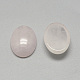 Cabochons de quartz rose naturel G-R415-8x10-48-2