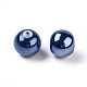 Perles rondes en porcelaine manuelles X-PORC-S489-8mm-05-2
