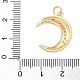 Латунные микро проложить кубического циркония подвески KK-D357-49G-3