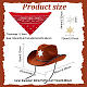 Set di accessori da cowboy western cosplay AJEW-FG0003-10-2
