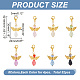 arricraft Angel Wing Pendant Beads FIND-PH0010-14-2