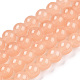 Chapelets de perles en verre imitation jade DGLA-S076-8mm-28-A-1