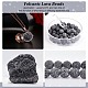 Unwaxed Natural Lava Rock Bead Strands G-F309-8mm-5